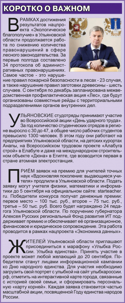 Свежий номер